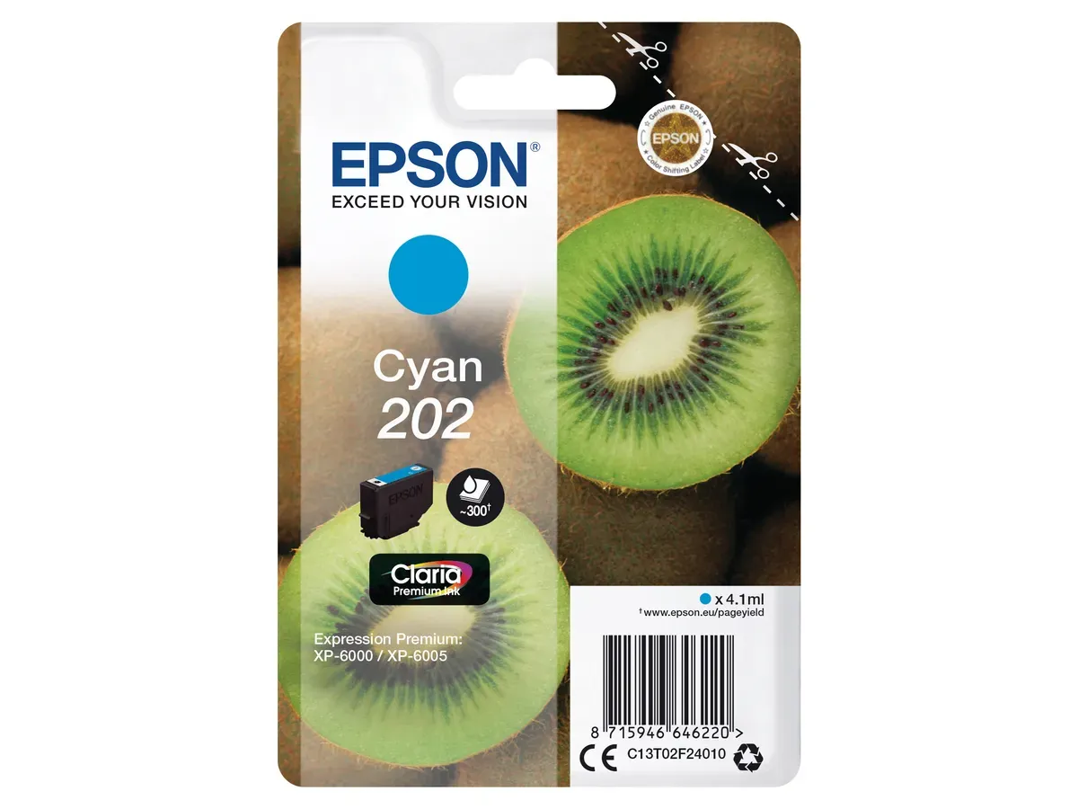 EPSON Ink 202 cyan T02F240