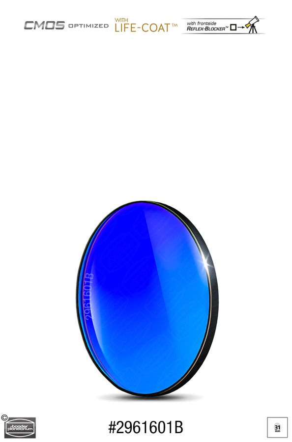 RGB-B 31mm Filter  CMOS-optimized