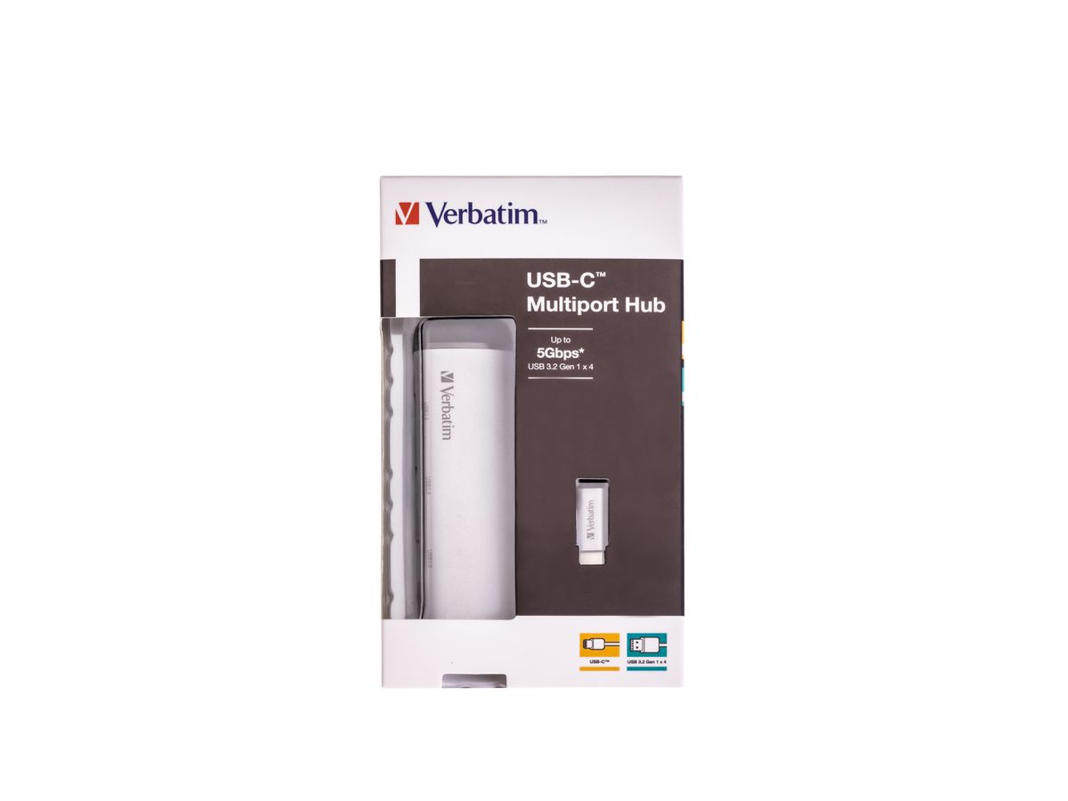 Verbatim USB-C to 4x USB-A Hub