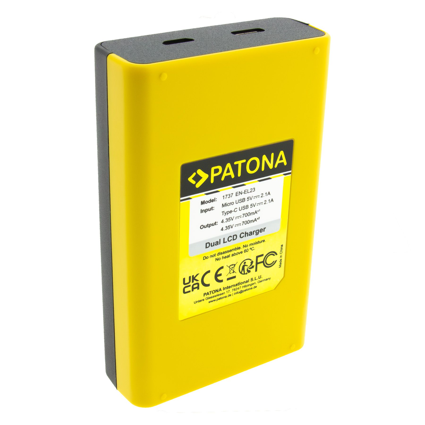 Patona Dual LCD Charger Nikon EN-EL23