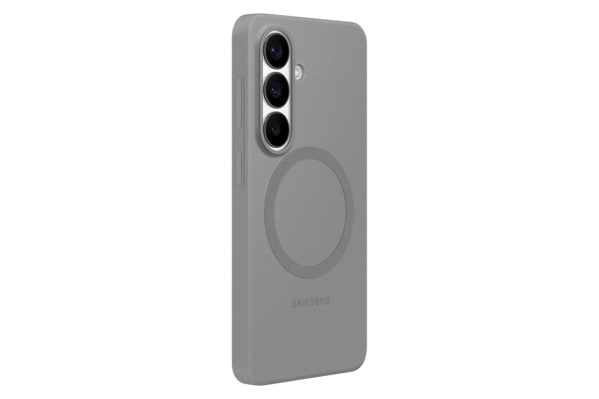 Samsung S26 Silicone Magnet Case Gray