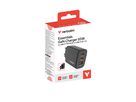 Verbatim GaN 3 Port Charger 65W Black