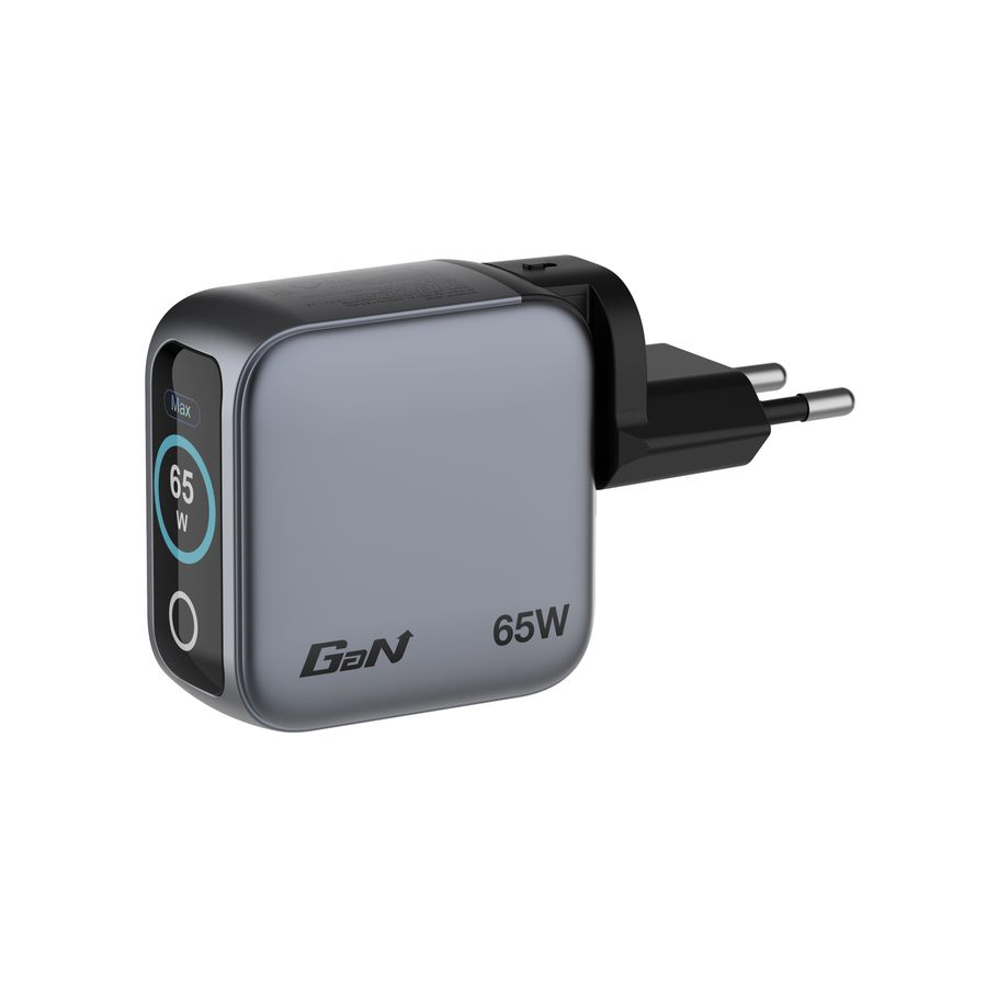 Verbatim Mini GaN Charger 65W Display