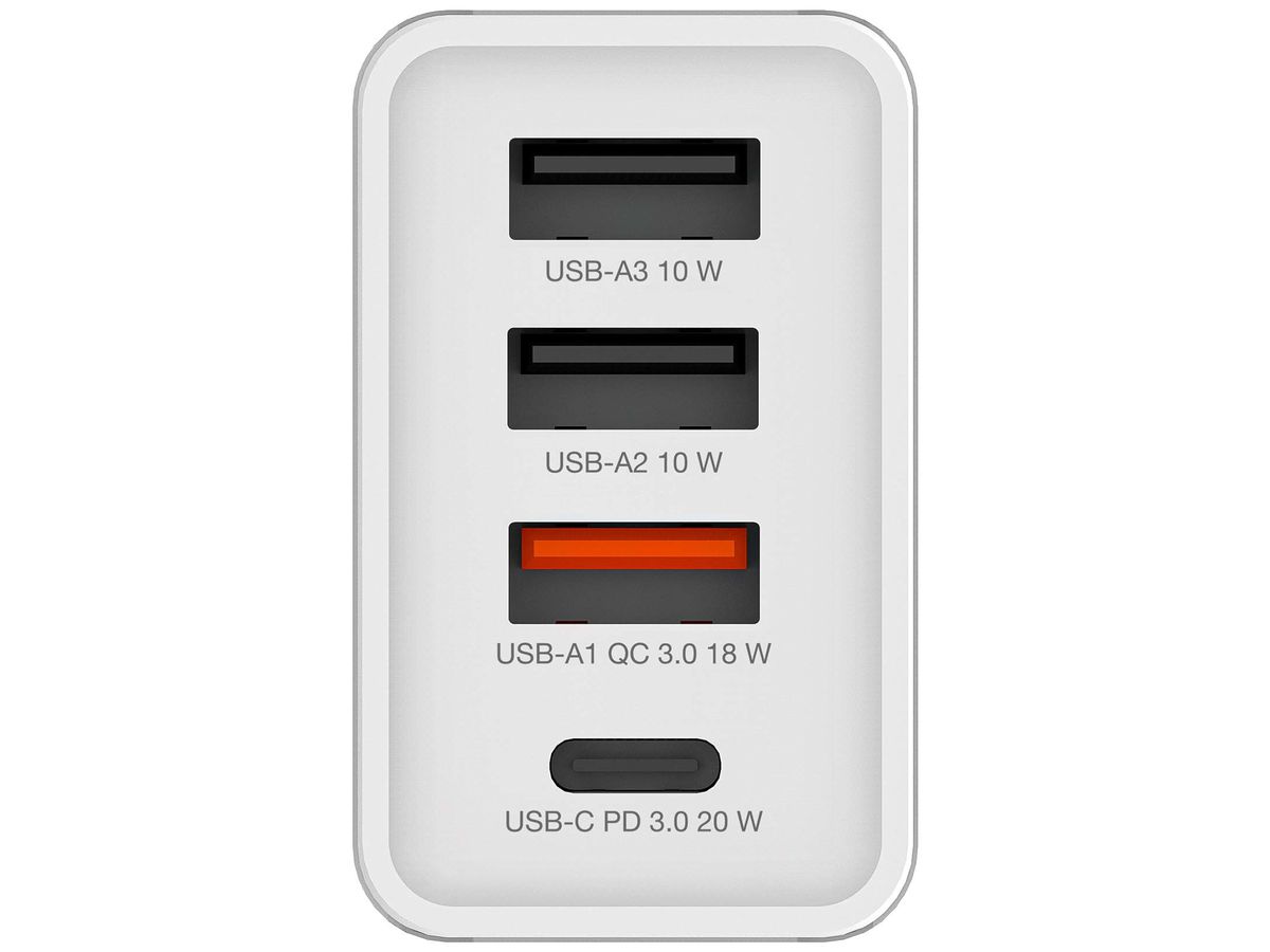 Verbatim 4 Port Charger 30W White