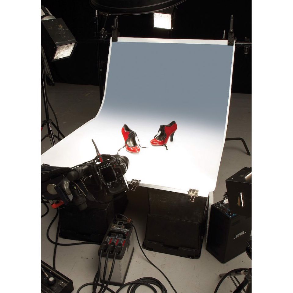 Colorama Colorgrad 110x170cm White/Grey