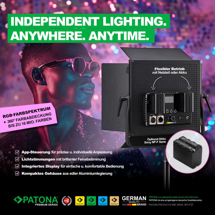 Patona Premium LED 60W RGB APP