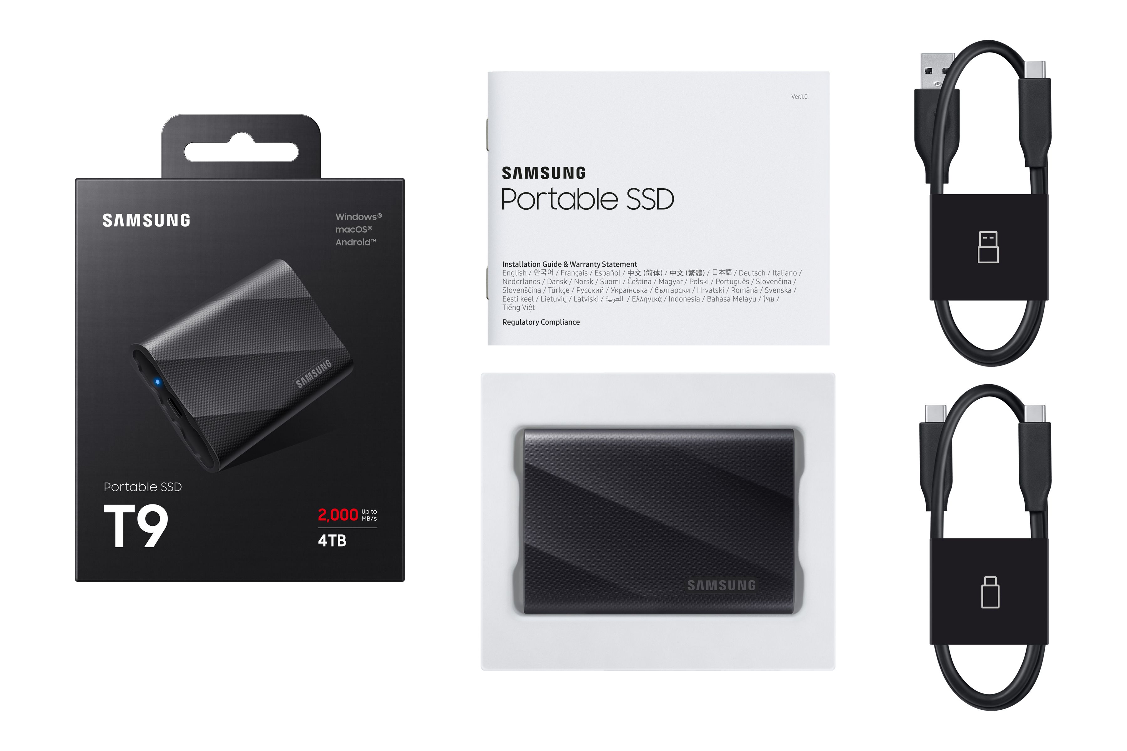 Samsung PSSD T9 4TB black