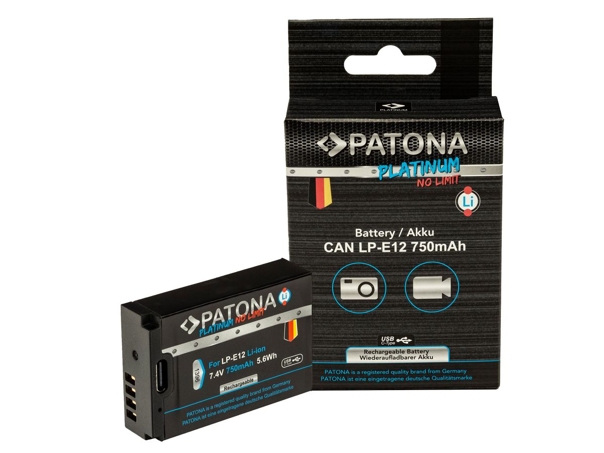 Patona Platinum USB-C Canon LP-E12