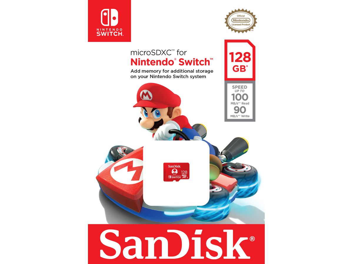 SanDisk microSDXC Nintendo Switch 128GB