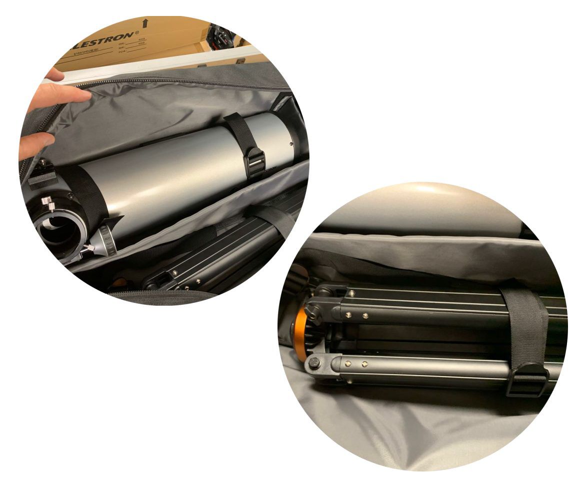 Celestron sac 40" télescopes + trépieds