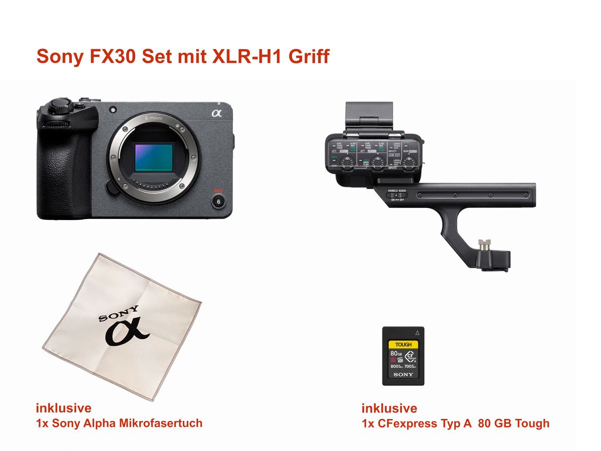 Sony ILME-FX30 + CEAG80T Bundle SET