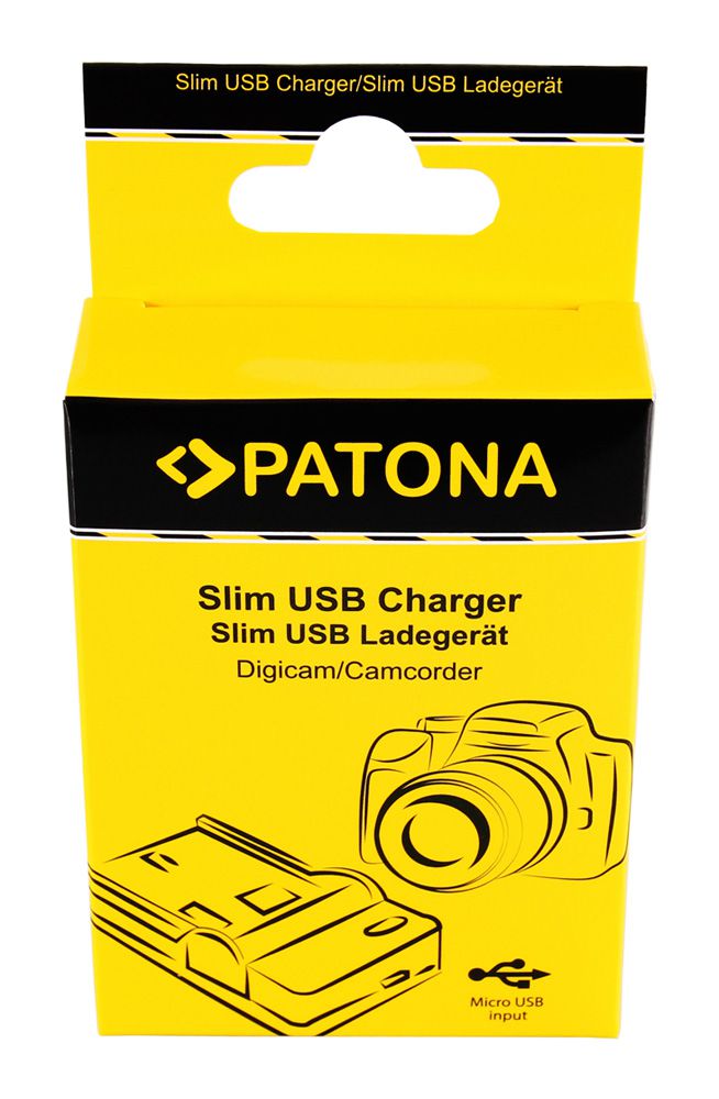 Patona Slim Micro-USB Charger NP-F960