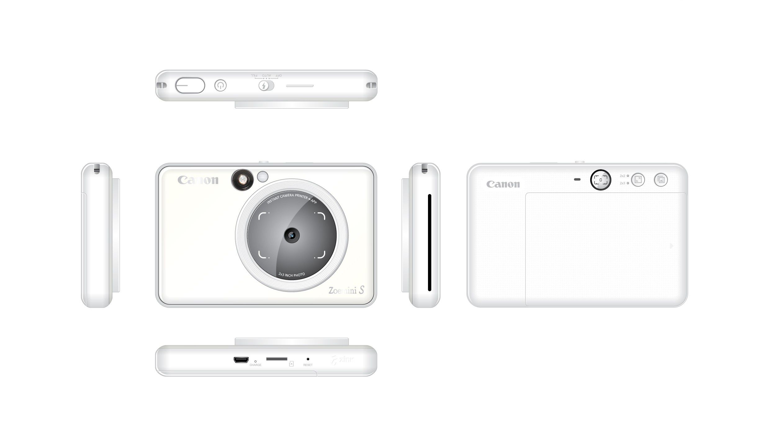 Canon Zoemini S Pearl White