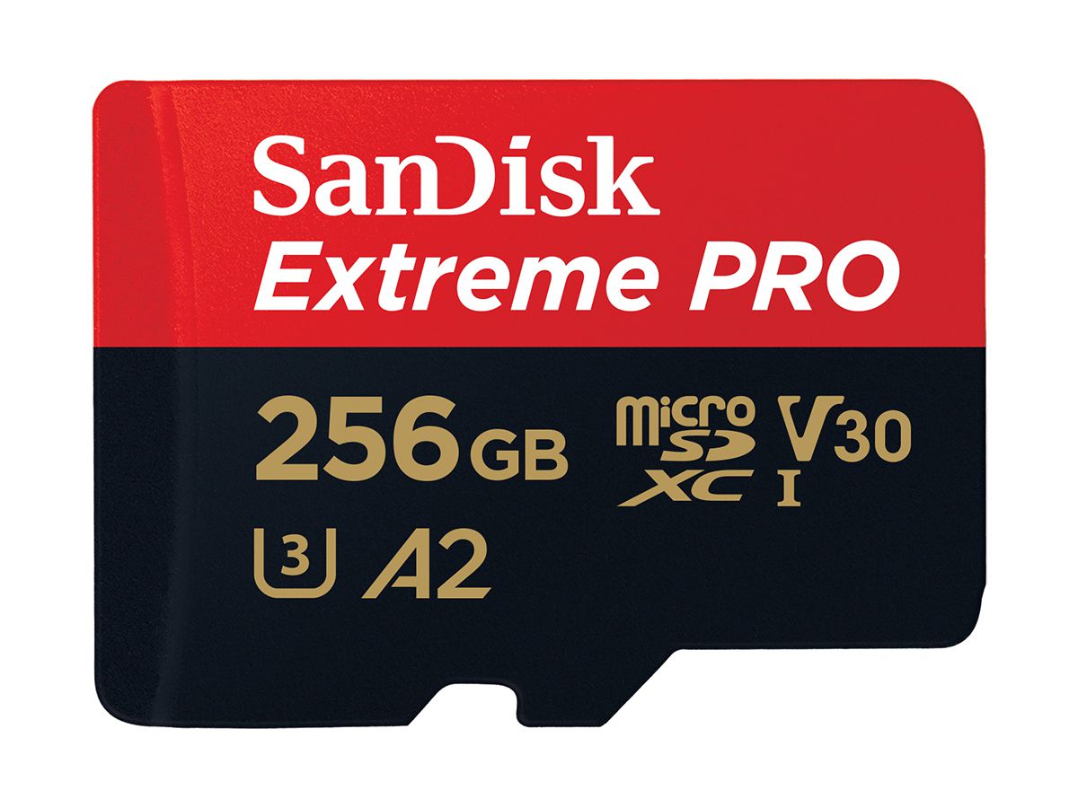 SanDisk ExtremePro 200MB/s microSD 256GB