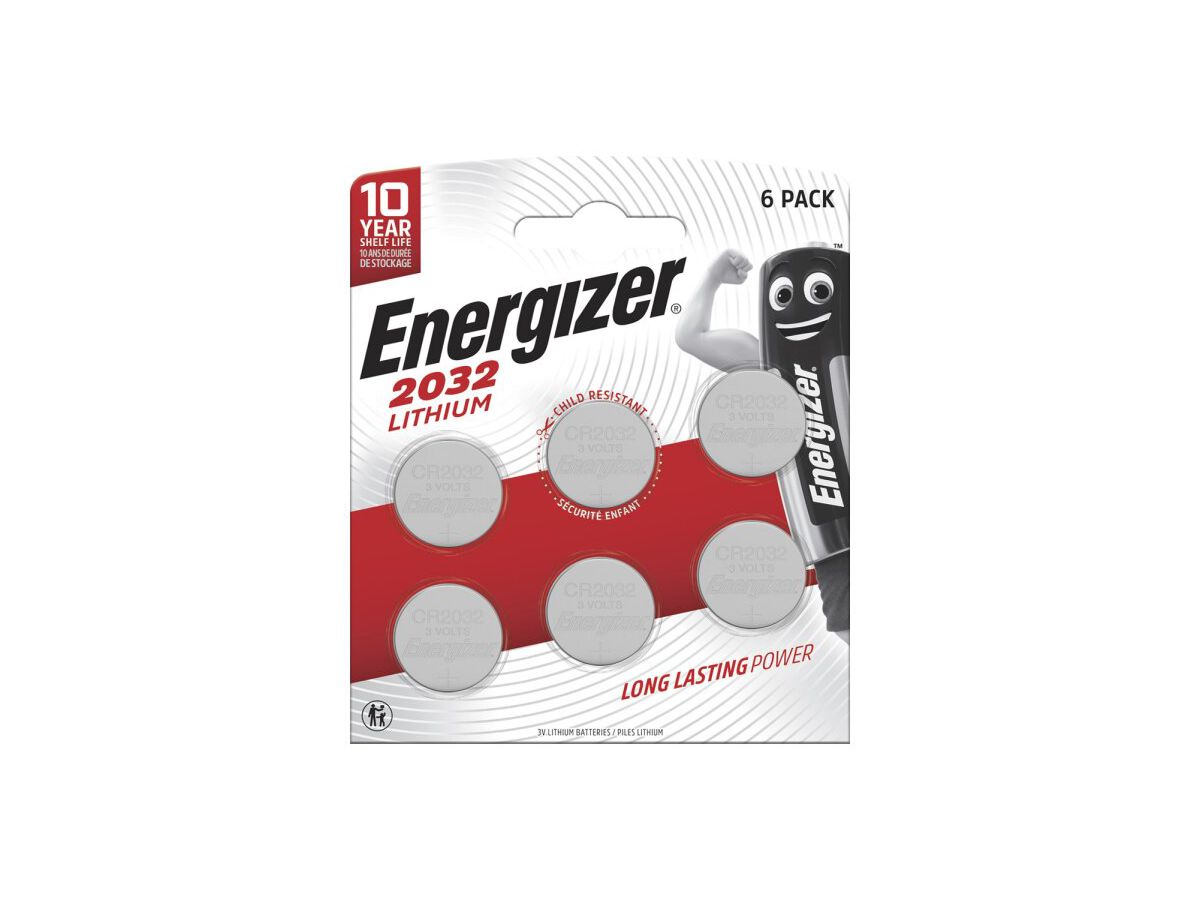 Energizer Lithium CR 2032 6 Stk