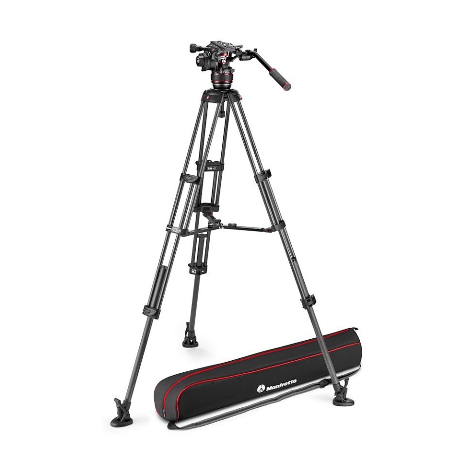 Manfrotto 608 Head w/Twin Leg Carbon MS