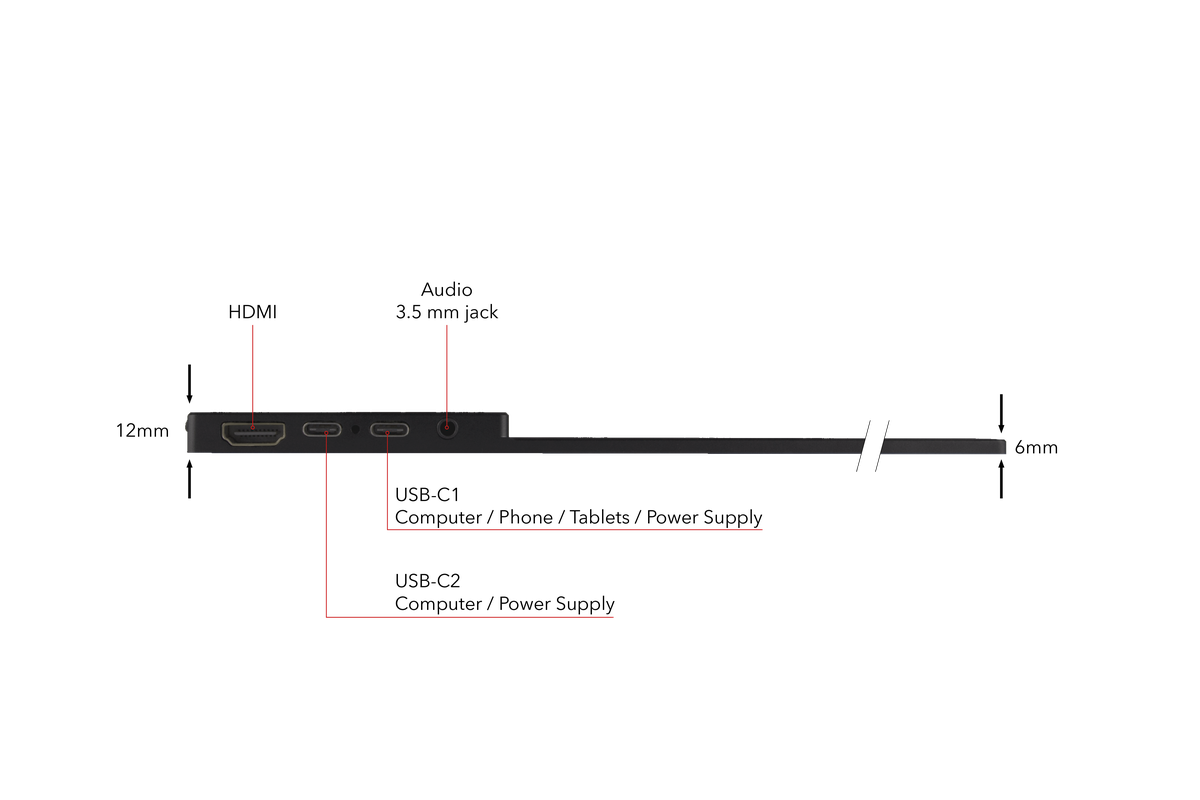 Verbatim Touchscreen Monitor 4K 15.6"