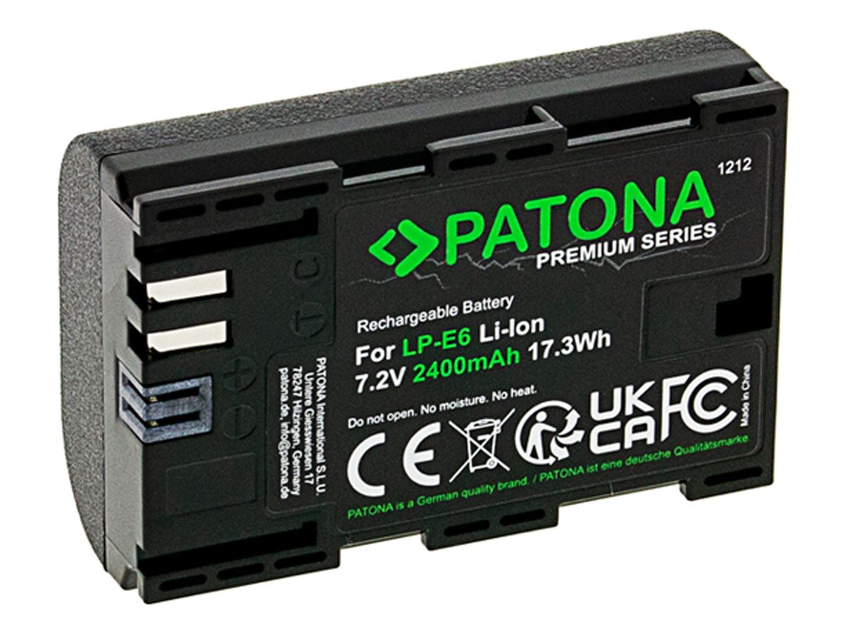 Patona Premium Batterie Canon LP-E6