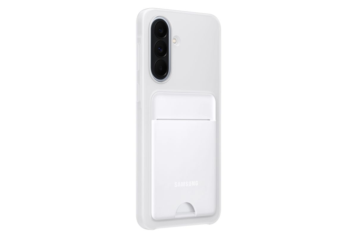 Samsung A37 Card Slot Case Light Gray