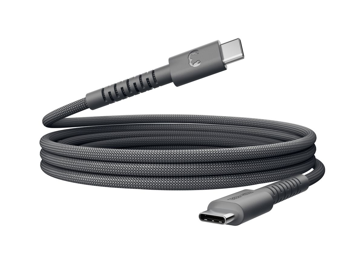 Fresh 'n Rebel USB-C to USB-C Storm Grey