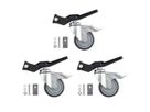 Avenger Wheel Set 3 w/Brakes Black