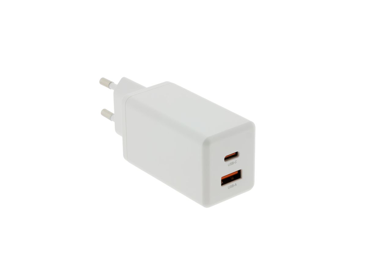 Patona GaN PD 65W USB-C + USB-A white