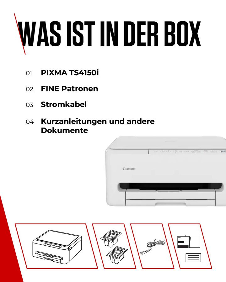 Canon PIXMA TS4150i White