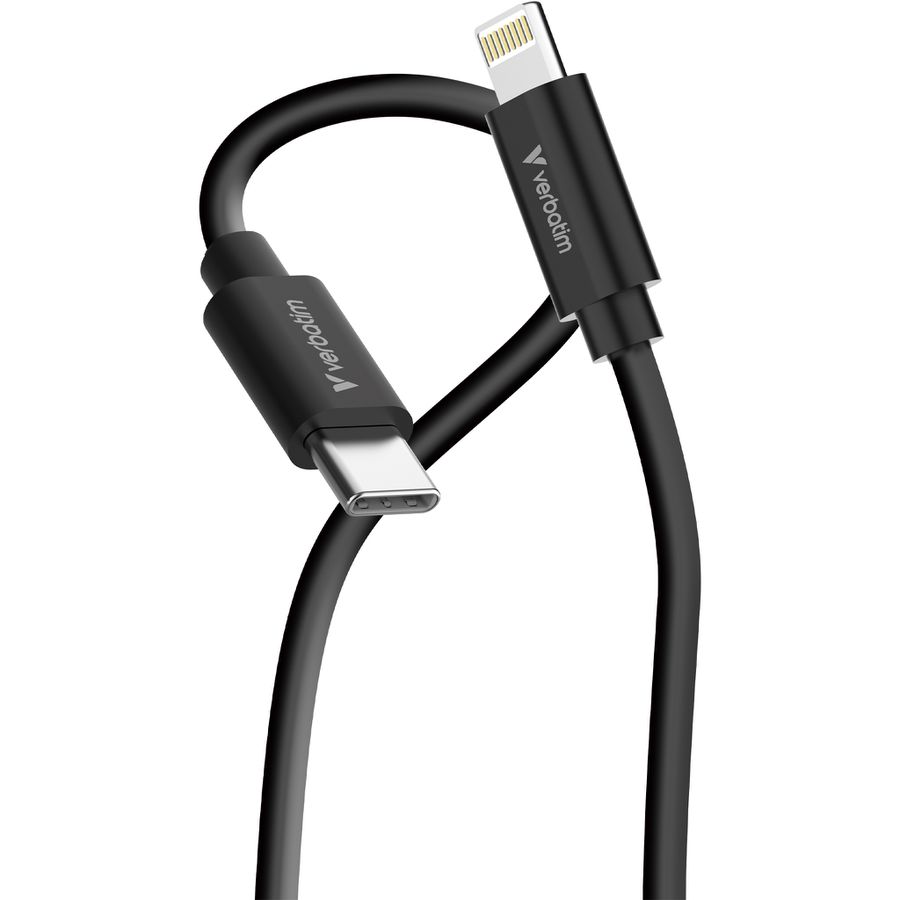 Verbatim USB-C to Lightning 1m 2 Pack