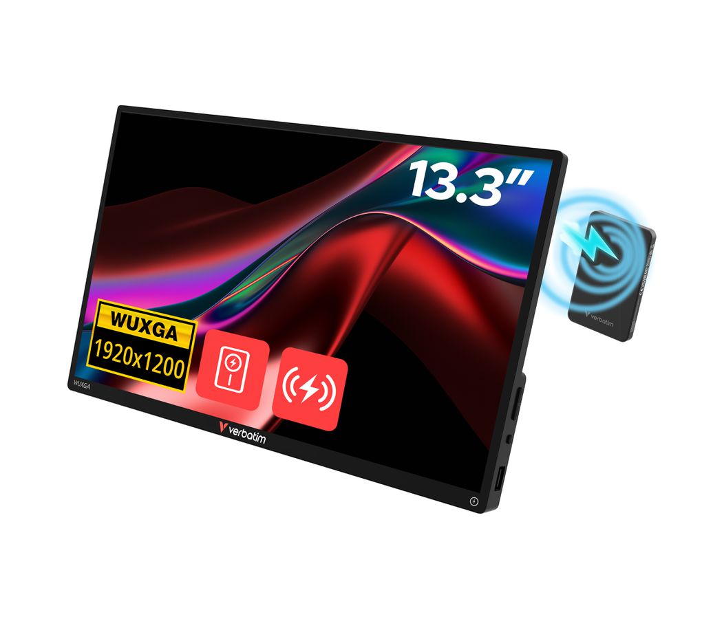 Verbatim Touch Monitor 13.3" Wireless