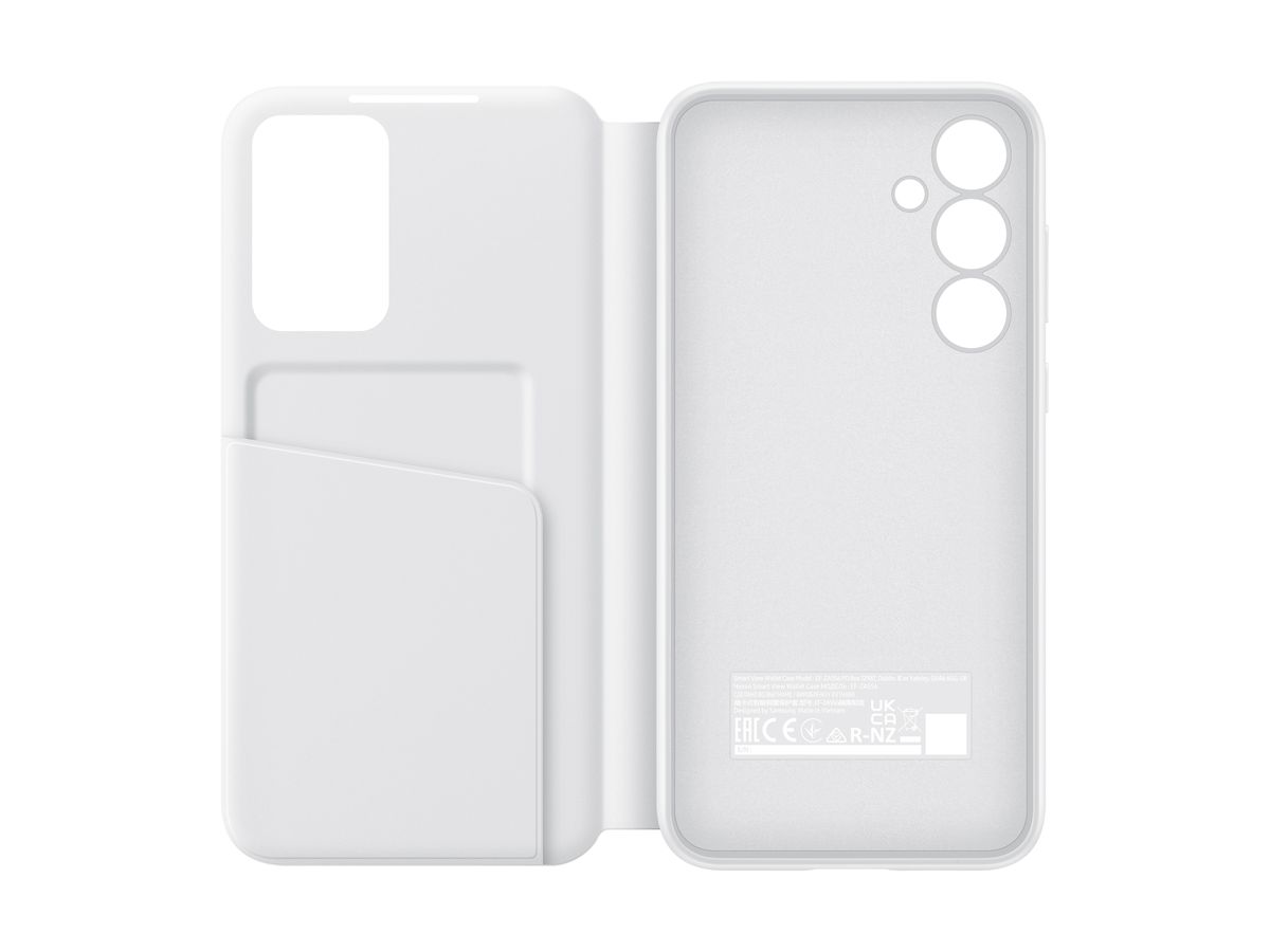 Samsung A55 Smart View Wallet Case White