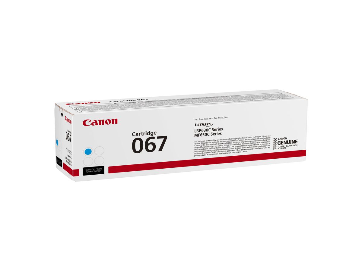 Canon Toner 067 cyan