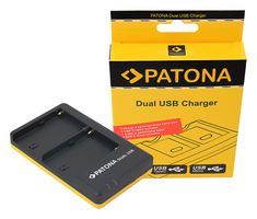 Patona Chargeur Dual USB NP-FM500H