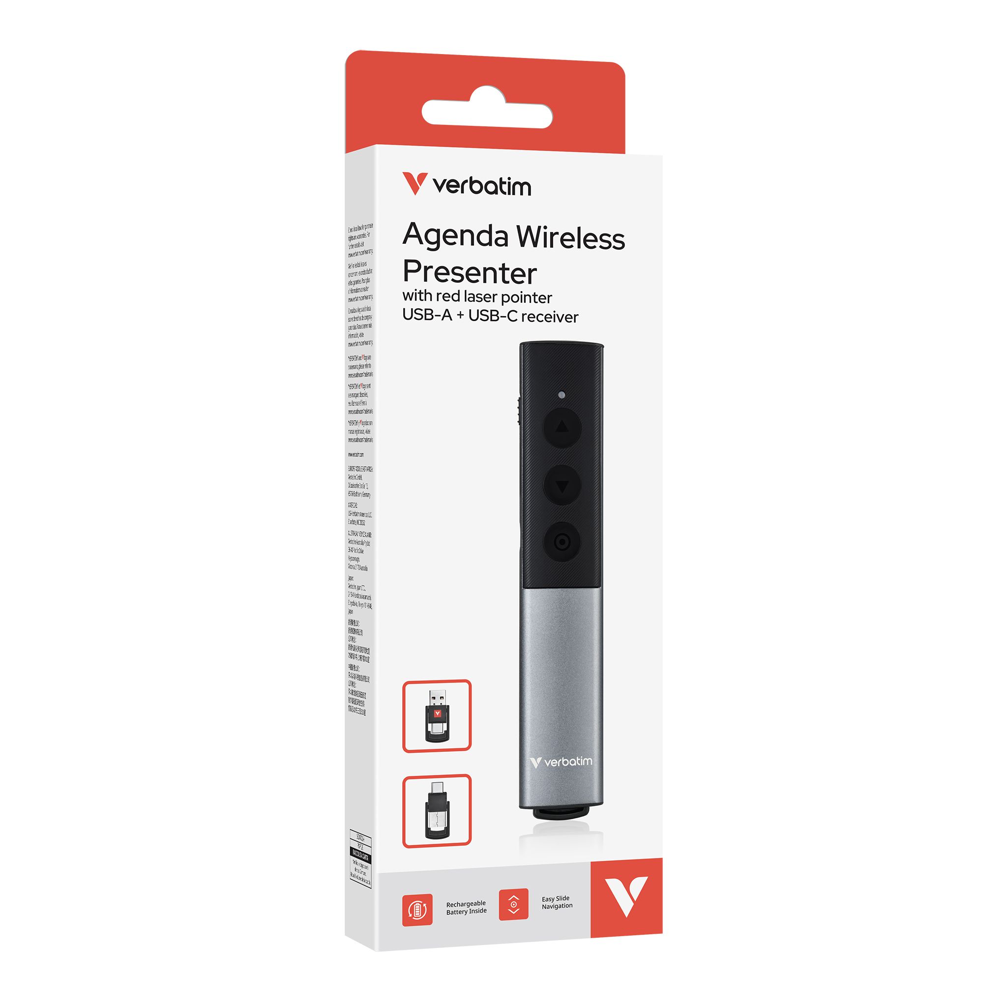 Verbatim Agenda Presenter Laserpointer