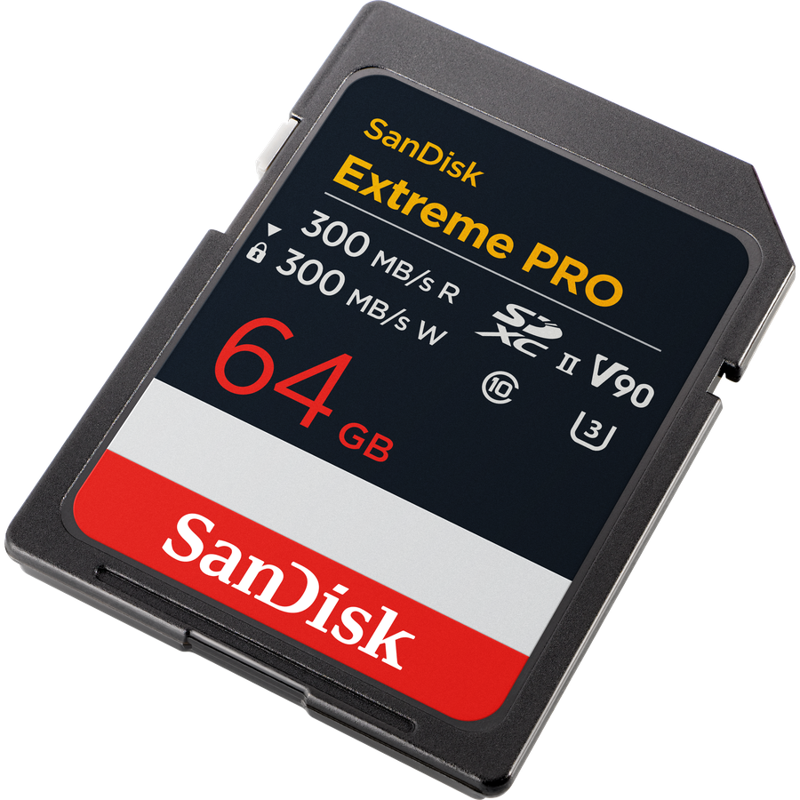 SanDisk Extreme Pro 300MB/s SDXC 64GB