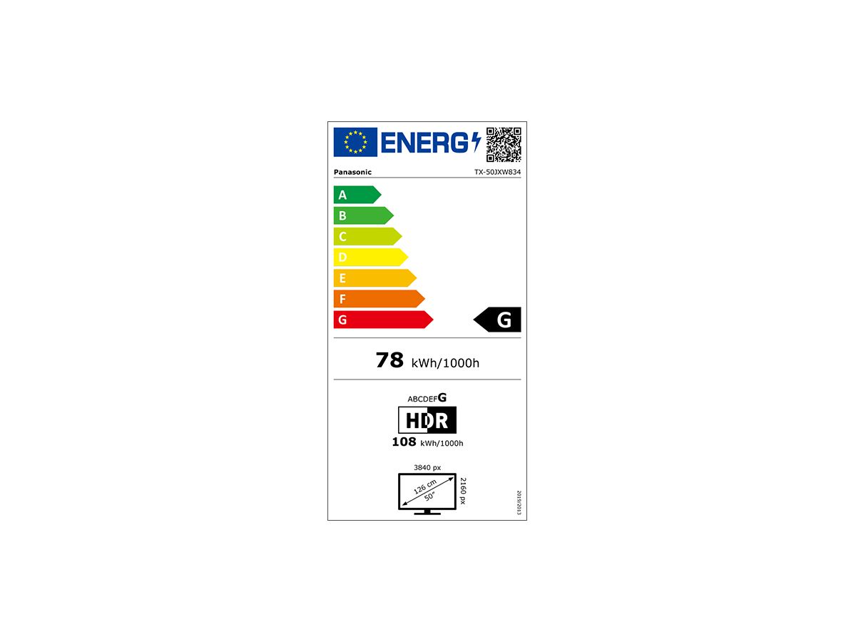 Panasonic 50" LED UHD TV 50JXW834