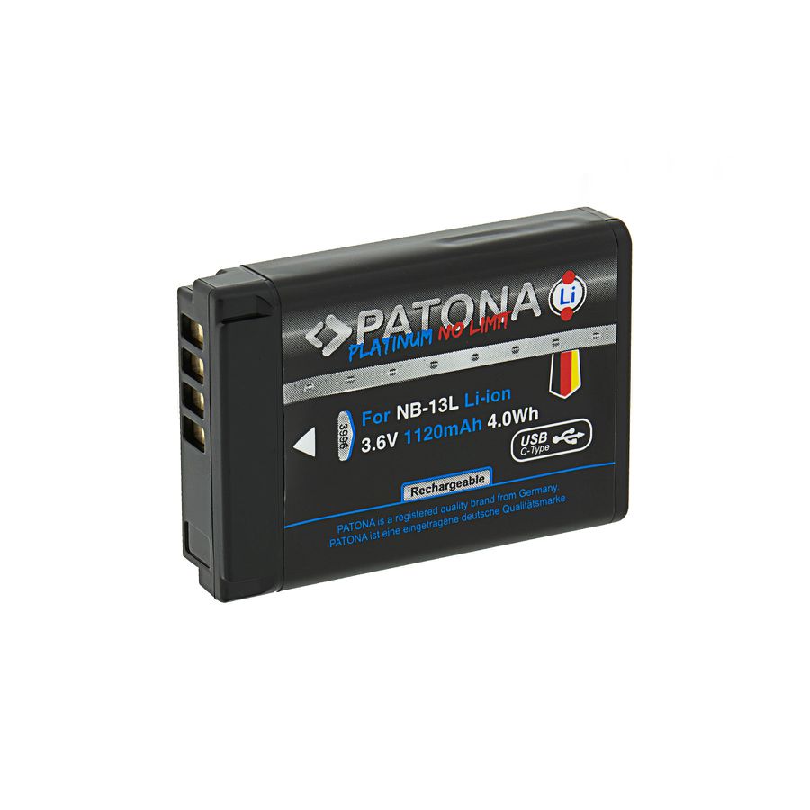 Patona Platinum USB-C Canon NB-15L/ 13L