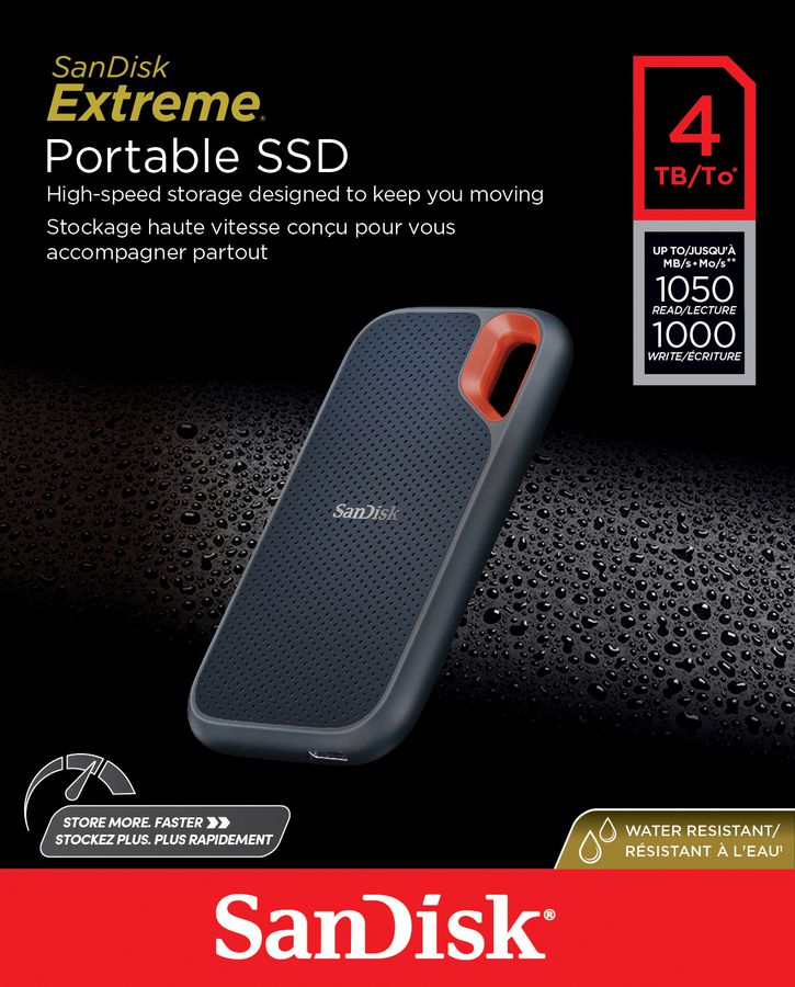 SanDisk Extreme Portable SSD 4TB V2