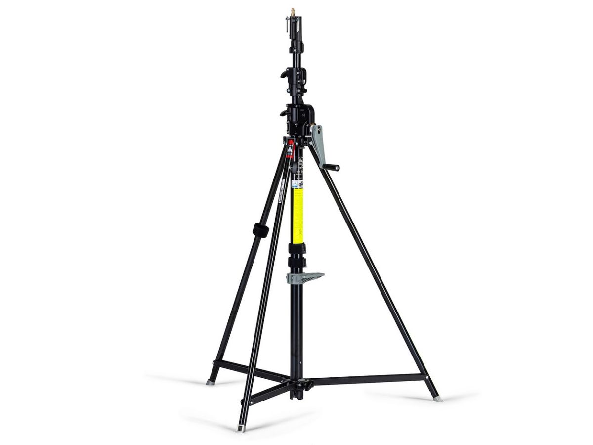 Manfrotto Wind Up Stand Steel 3 S. Blk