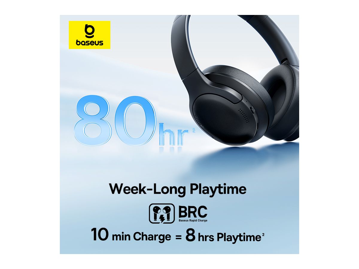 Baseus Bass BH1 Lite Wirel.Headph.Bl.