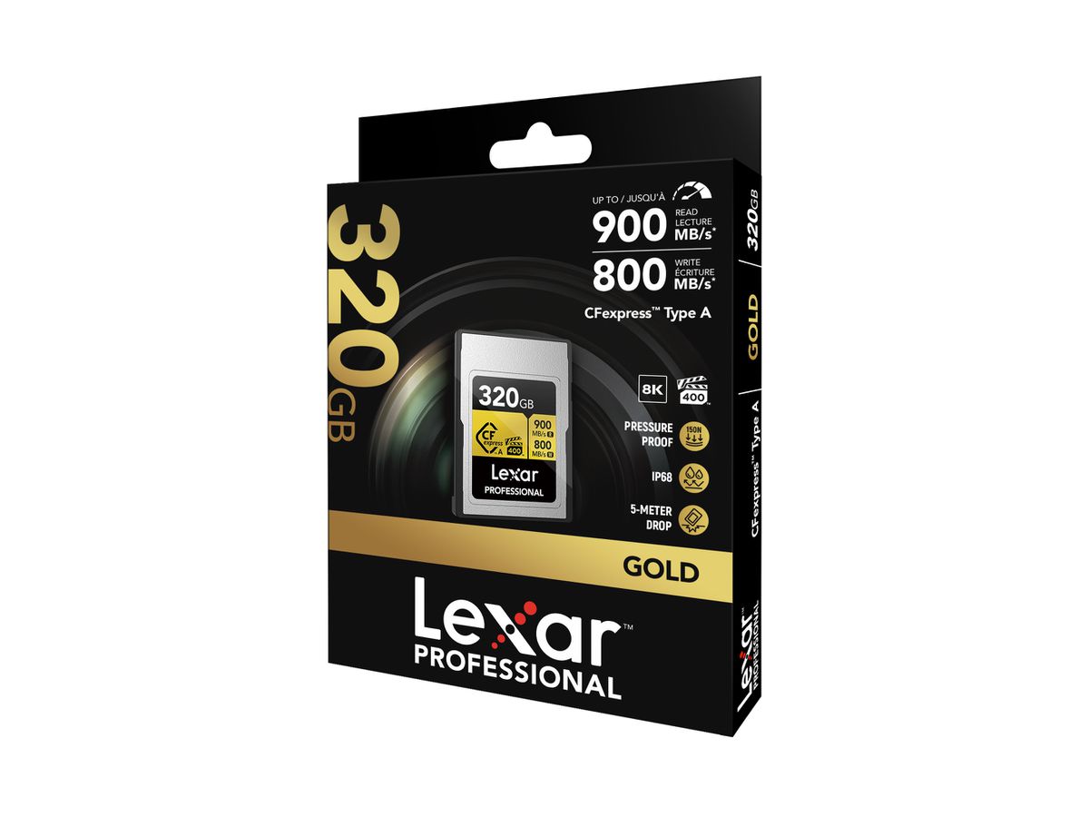 Lexar 900MB/s CFexpress A 320GB Gold