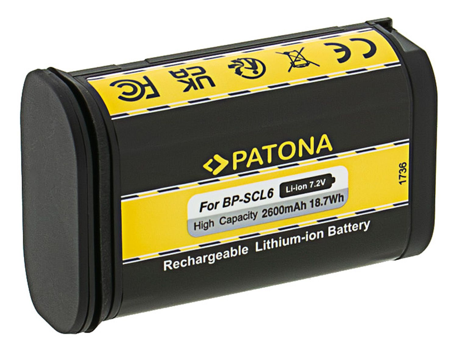 Patona Batterie Leica BP-SCL6