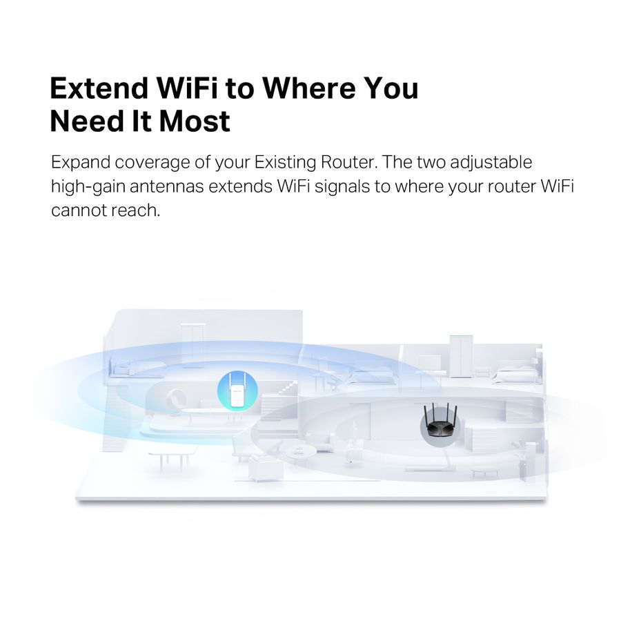 Mercusys AX1500 Wi-Fi Range Extender
