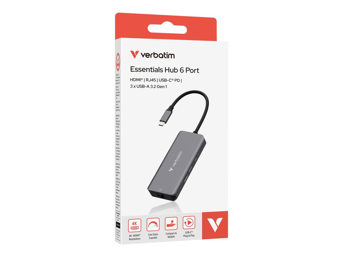 Verbatim 6 in 1 USB-C Multiport Hub