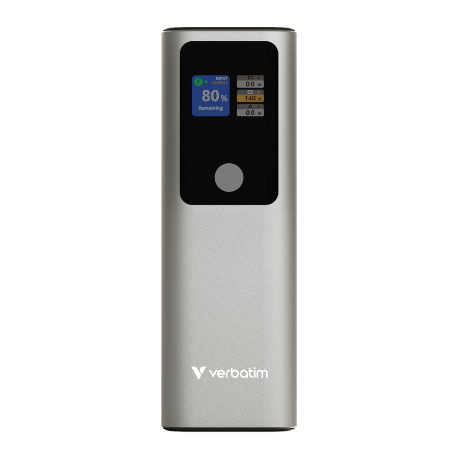 Verbatim Powerbank 27000 mAh 183W Grey