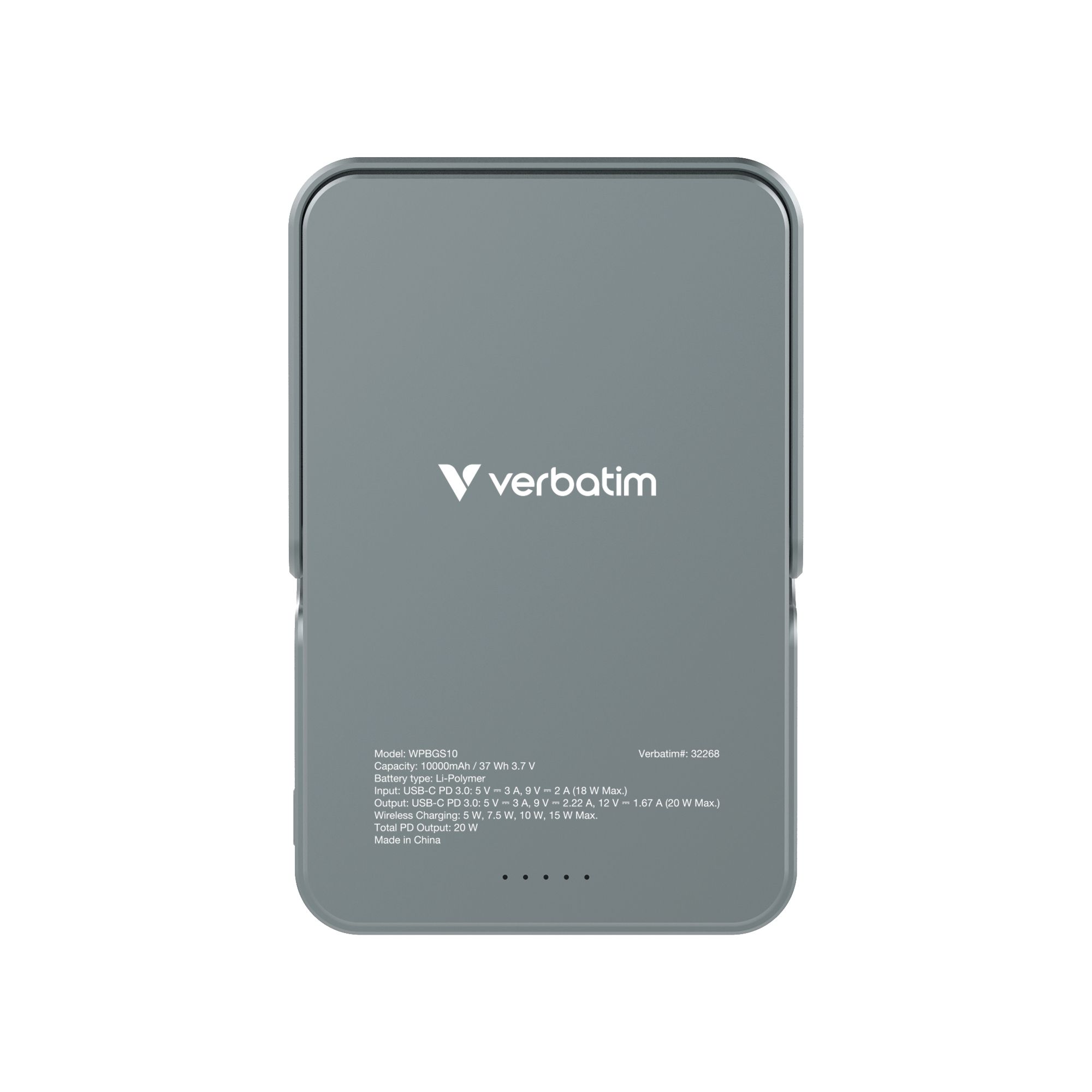 Verbatim Powerbank 10000 mAh Grey