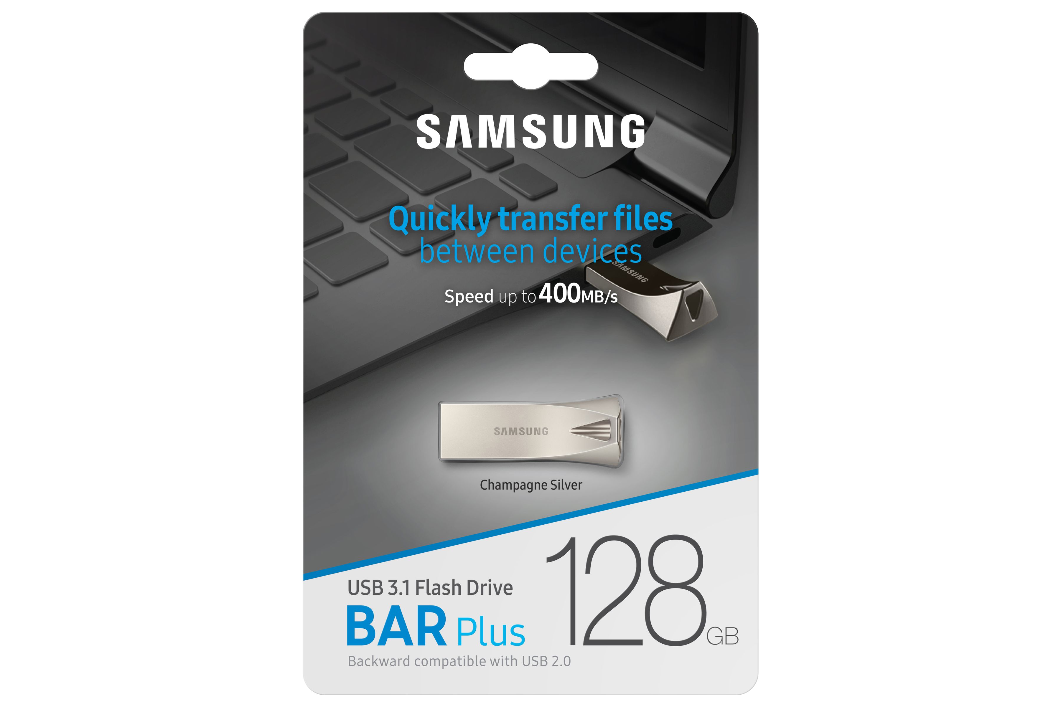 Samsung USB3.1 Bar Plus Silver 128GB