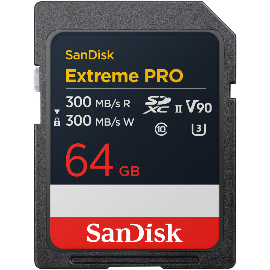 SanDisk Extreme Pro 300MB/s SDXC 64GB