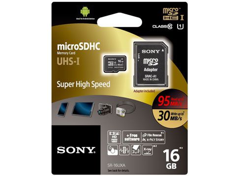 Sony MicroSDHC Expert 16GB Expert 95MB/s