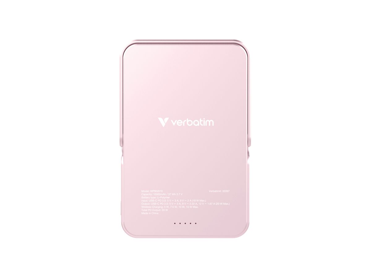 Verbatim Powerbank 10000 mAh Pink