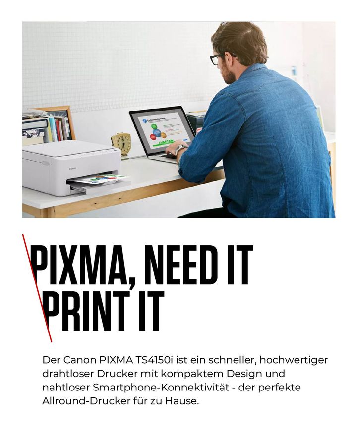 Canon PIXMA TS4150i White